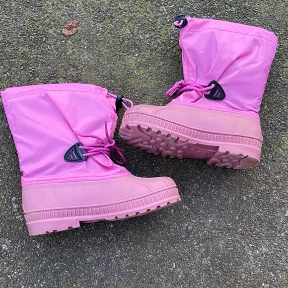 Sorel fleece insulated snow pink boots winter boots S Sz 6 - Picture 6 of 9